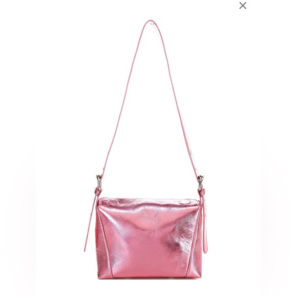 free people movement Handbags - Free People Sabi Metallic Leather Crossbody Bag‎ Sangria Sunrise NWT